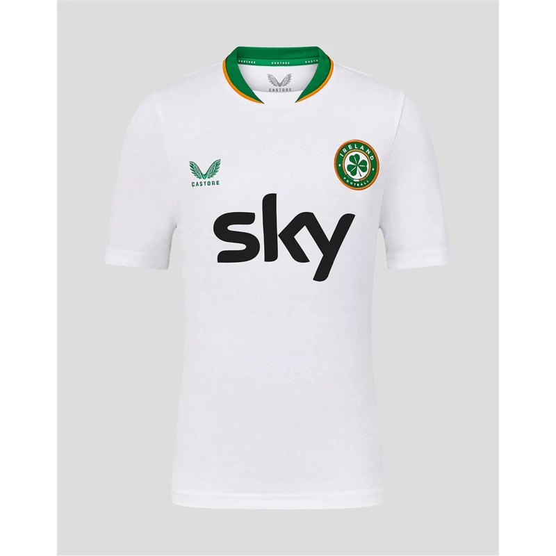 Image of Castore Ireland Away Kit 2024 Junior - White White 7 - 8 Years