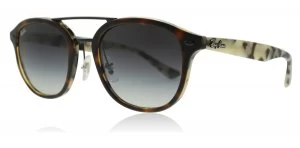 Image of Ray-Ban RB2183 Sunglasses Top Brown Havana/Havana Beige 12268G 53mm