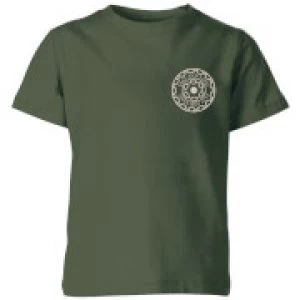 Image of Crystal Maze Fast And Safe Pocket Kids T-Shirt - Forest Green - 5-6 Years