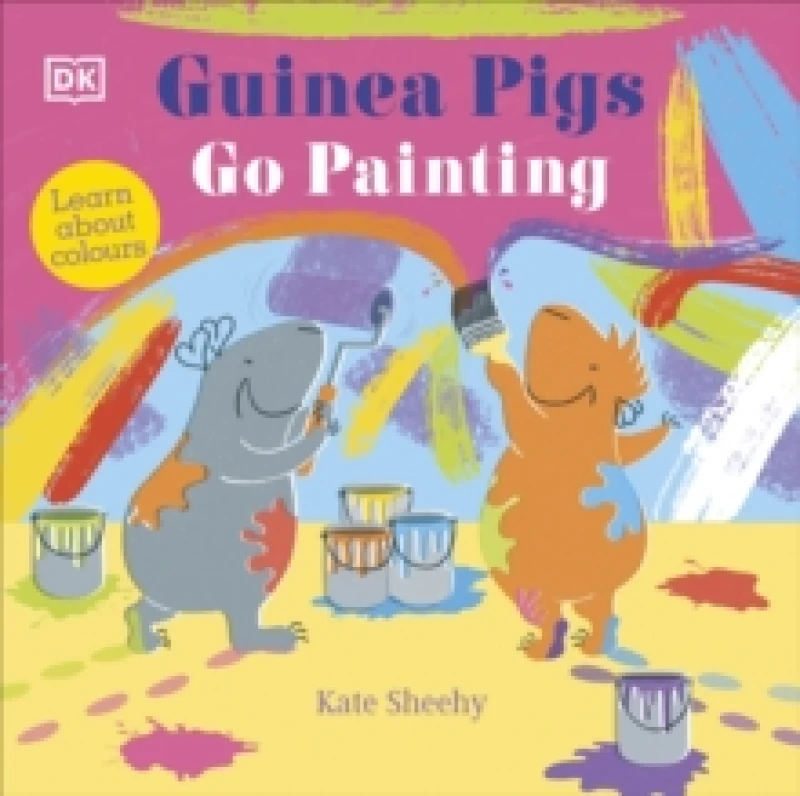 Image of Guinea Pigs Go Painting : Learn About Colours Board book