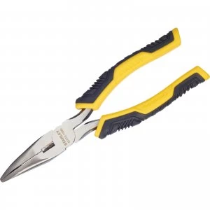 Image of Stanley Control Grip Long Bent Nose Pliers 200mm