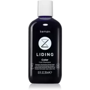 Image of Kemon Liding Color Cold Shampoo Brassy Tones Neutralizing Shampoo 250ml