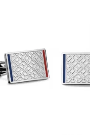 Image of Mens Tommy Hilfiger Stainless Steel Cufflinks 2700696