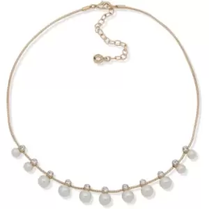 Image of Ladies Anne Klein Jewellery Base metal NK 16" FRONTAL-GLD/CRY/PRL