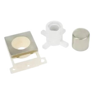 Image of Click Scolmore MiniGrid Dimmer Module Mounting Kit Satin Chrome - MD150SC