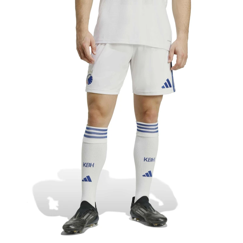 Image of adidas Copenhagen Home Shorts 2025 2026 Adults White/Blue male S