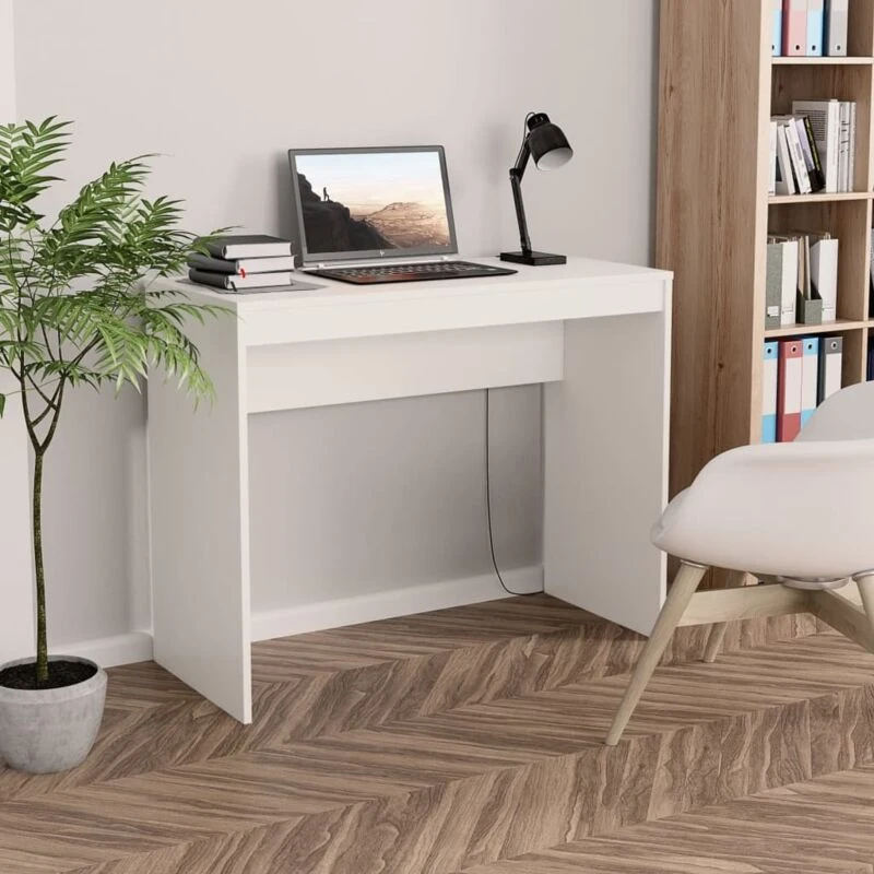 Image of VIDAXL Desk White 90x40x72cm Engineered Wood Vidaxl 8719883675398