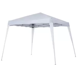 Image of Outsunny Pop Up Gazebo Tent 3X3M With Carry Bag Water-resistant Outdoor Garden - White