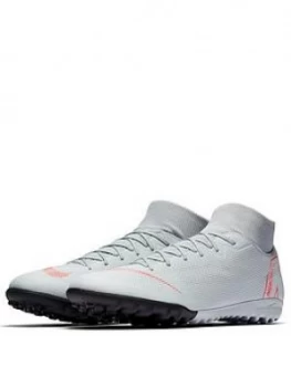 Image of Nike Mens Mercurial Superfly 6 Academy Astro Turf Football Boot Wolf Grey Size 8 Men