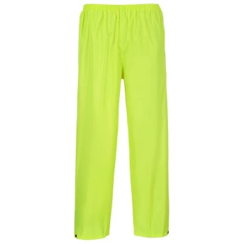 Image of Portwest - S441YERXL - sz XL Classic Adult Rain Trousers - Yellow