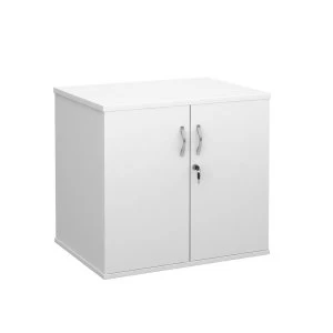 Image of Dams DMFDHCCWH Desk-High Cupboard with One Adjustable Shelf - 725mm