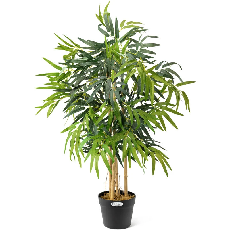 Image of Artificial Bamboo Plant Large Potted Home Office Decoration 3ft Christow