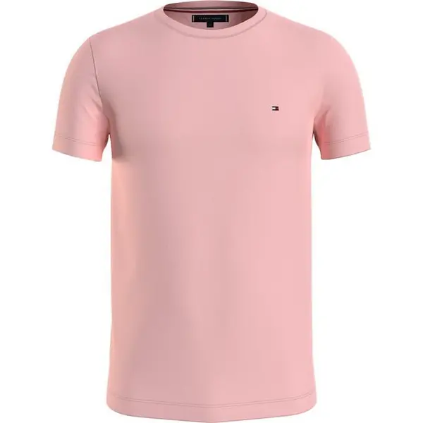 Image of Tommy Hilfiger Stretch Slim Fit T-Shirt - Pink L