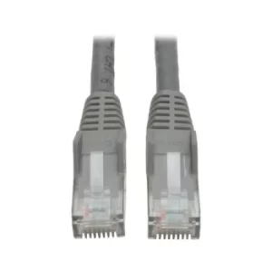 Image of Cat6 Gigabit Snagless Molded UTP Ethernet Patch Cable 24 AWG 550 MHz 1 Gbps RJ45 MM Grey 3ft