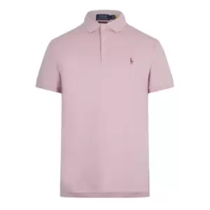 Image of POLO RALPH LAUREN Embroidered Polo Shirt - Red