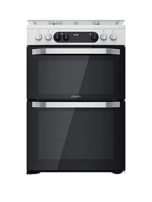 Image of Hotpoint HDM67G9C2CW Double Oven Dual Fuel Cooker