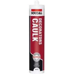 Image of Soudal Decorators Caulk White 290ml