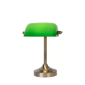 Image of Banker Classic Desk Lamp - 1xE14 - Bronze