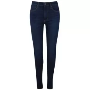 Image of Levis Mile High Stretch Super Skinny Jeans - Blue