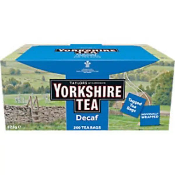 Image of Yorkshire Tea Decaf 200x Tagged Tea Bags