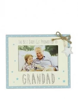 Image of Love Life Mdf Photo Frame 6" X 4" - Promoted To Grandad