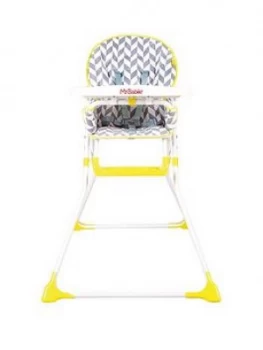 Image of My Babiie MBHC1HB Herringbone Compact Highchair, One Colour
