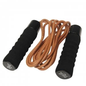 Image of Everlast Leather Skipping Rope - Black