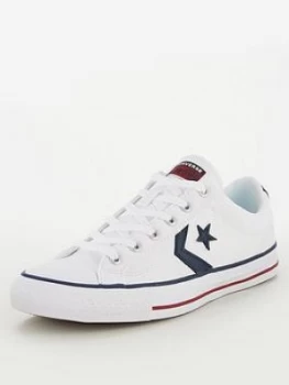 Image of Converse Star Player Ox, White, Size 10.5, Men