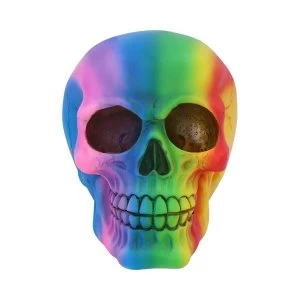 Image of Rainbow Skull Ornament