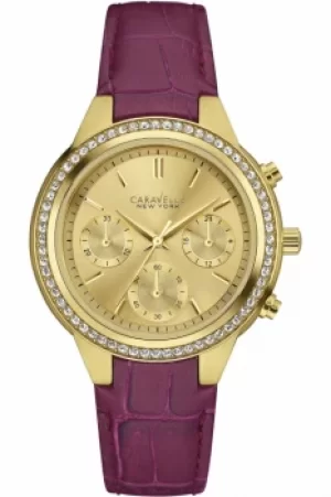 Image of Ladies Caravelle New York Boyfriend Chronograph Watch 44L182