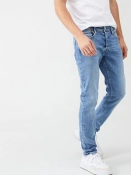 Image of Jack & Jones Jack and Jones Glenn Jeans - Blue Denim