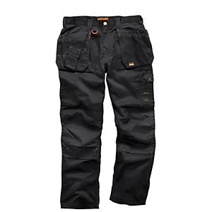 Image of Scruffs Worker Plus Trouser Black - 36W 31L