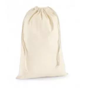 Image of Westford Mill Premium Cotton Stuff Bag (S) (Natural)