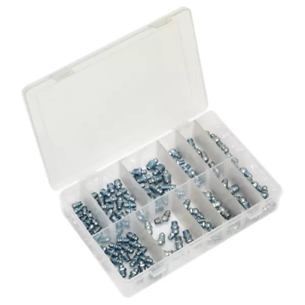 Image of Genuine SEALEY AB008GN Grease Nipple Assortment 115pc - Metric
