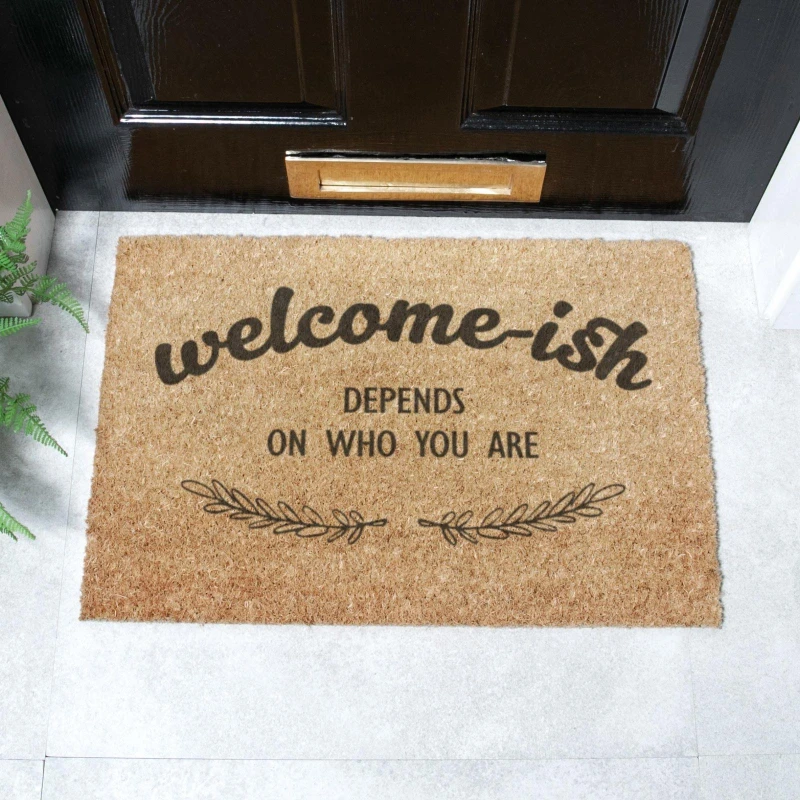 Image of Artsy Doormats Welcome-Ish Doormat (60 X 40Cm)