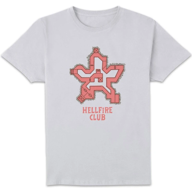 Image of Stranger Things Map Unisex T-Shirt - White - S