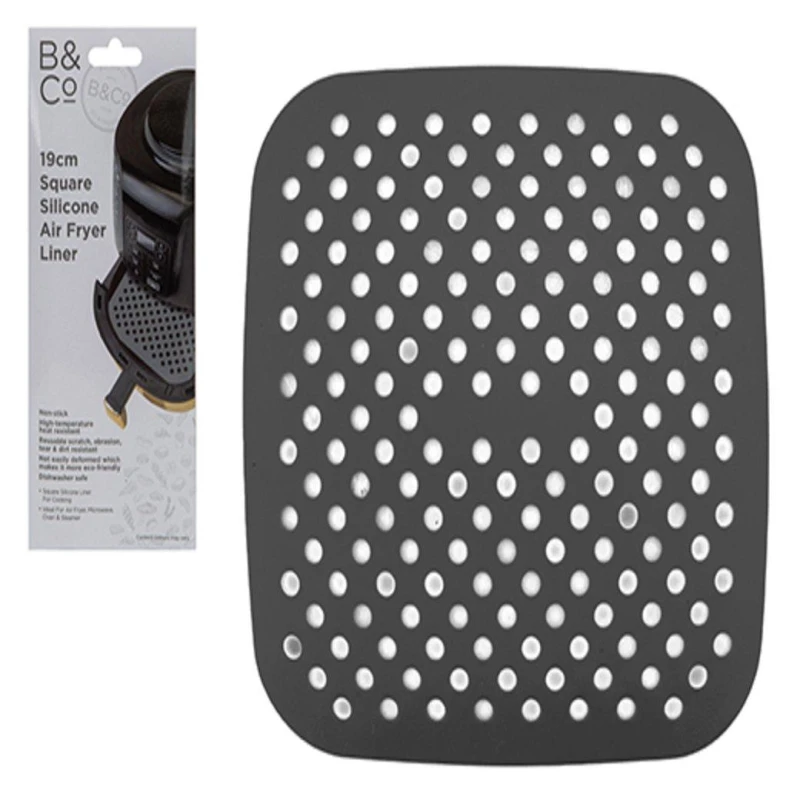 Image of B and Co B and C Air Fryer Square Liner Square unisex 19x19cm