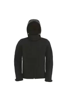 Image of Hooded Softshell Breathable, Waterproof & Windproof Jacket (Fleece Lining)