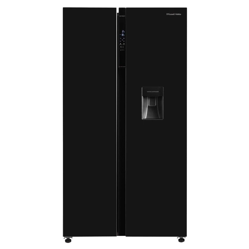 Image of Russell Hobbs RH90AFF201B-WD Fridge Freezer with Water Dispenser Black unisex 439L