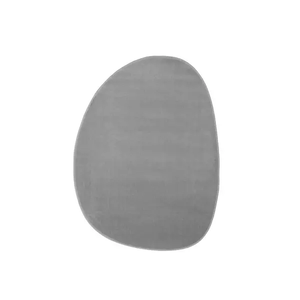 Image of Maestro Pebble Shape Grey 120 X 170cm Rug 4025 WS22120170