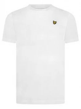 Image of Lyle & Scott Boys Classic Short Sleeve T-Shirt - White, Size 7-8 Years