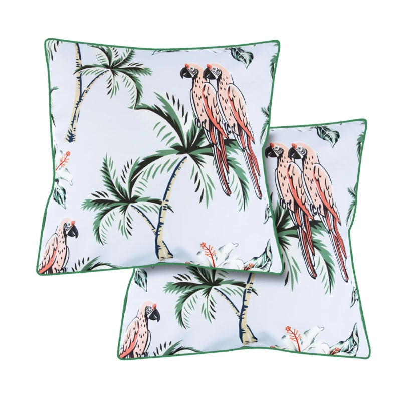 Image of Streetwize Outdoor Pink Parrot Scatter Cushions Multi unisex Pack of 6