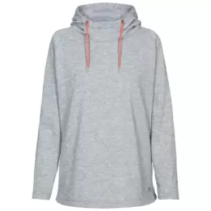 Image of Trespass Womens/Ladies Stumble Hooded Fleece (XXS) (Grey Marl)