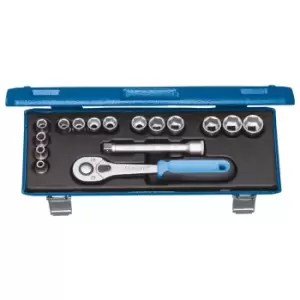 Image of Gedore Socket set 3/8" 16 pcs hex 6-19 mm