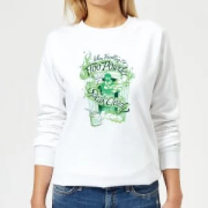 Image of Harry Potter Floo Powder Womens Sweatshirt - White - S