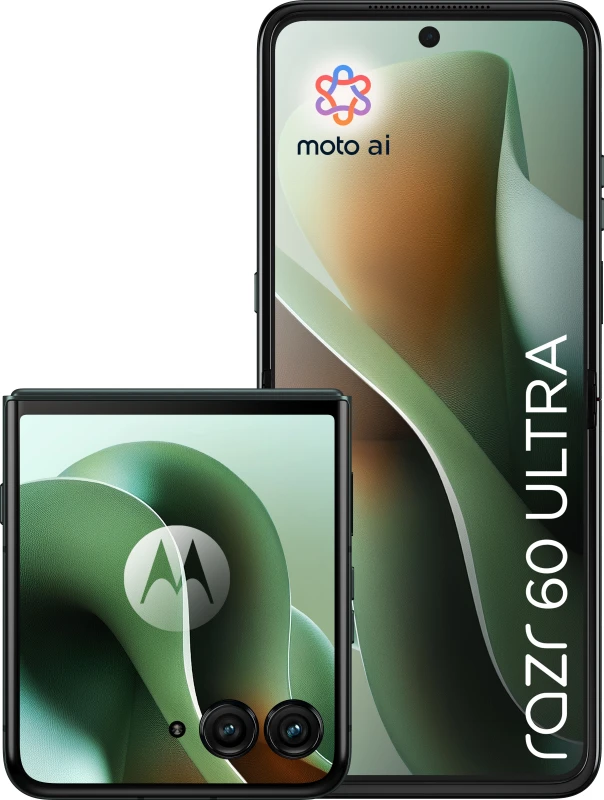 Image of Motorola Razr 60 Ultra 512GB Flip Smart Phone in PANTONE Scarab