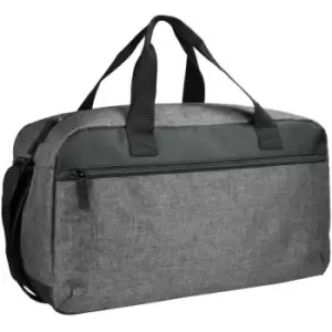 Image of Clique Melange Duffle Bag (One Size) (Grey) - Grey
