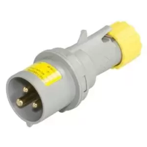 Image of Lewden 16A 2P+E 110V Plug IP44 - PM16-1000FPB