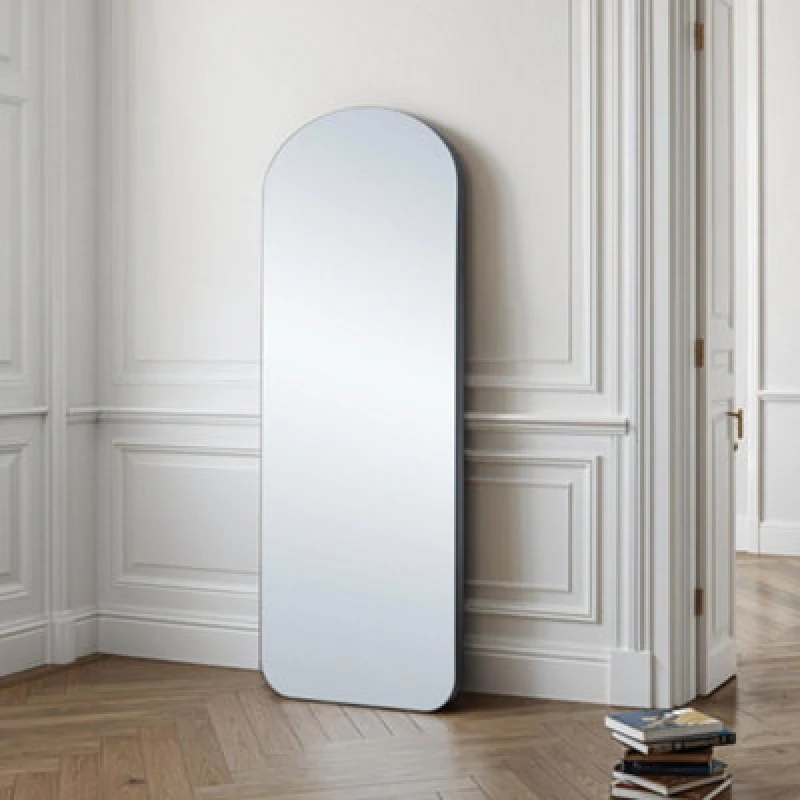 Image of Yearn Mirrors Yearn Mirrors Soho Curved Arch Full Length Mirror Black One Size Unisex 0756406344087