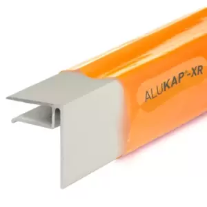 Image of Alukap-xr 10mm End Stop Bar 2.4M White